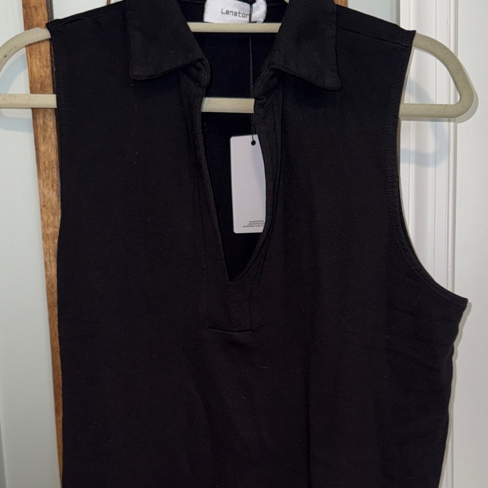 Lanston Black Sleeveless Dress NWT - Picture 4 of 5